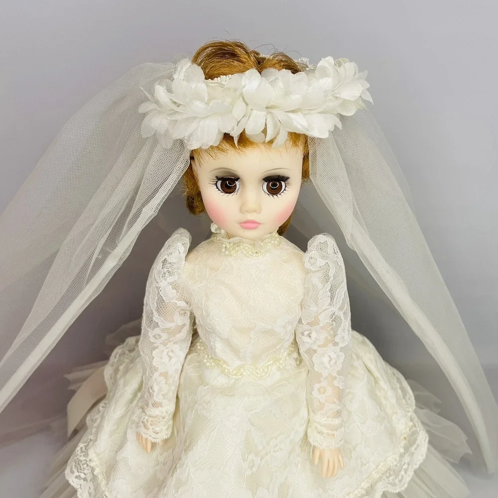 Vintage Madame‎ Alexander Bride Doll Elise #1685 White Dress Auburn Hair 17